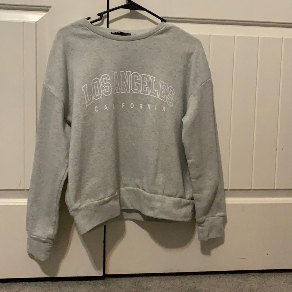 Gray Los Angeles California hoodie